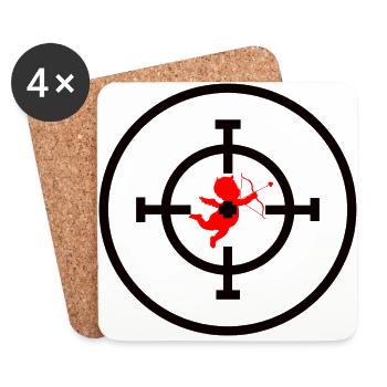 Kill Valentine - Coasters (set of 4) - white - Front