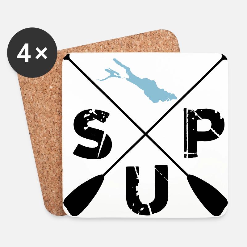SUP - Untersetzer (4er-Set) - Weiß
