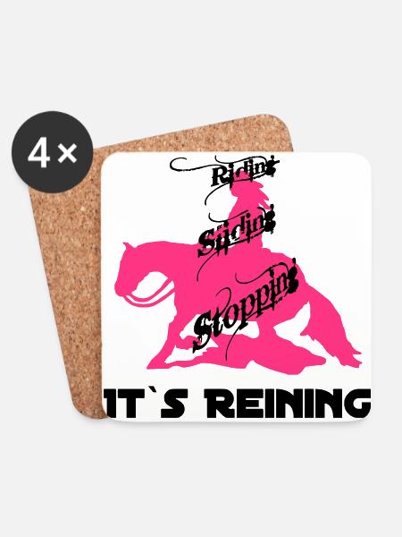 riding_sliding_stopping - Coasters (set of 4) - white