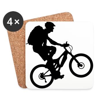 Bike - Untersetzer (4er-Set) - Weiß - Vorne