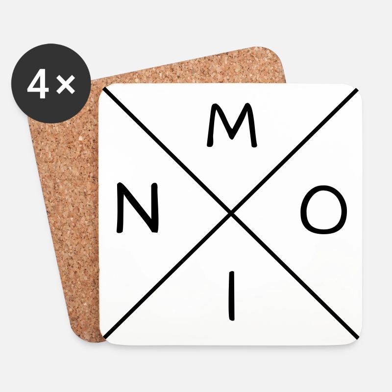 Moin - Untersetzer (4er-Set) - Weiß