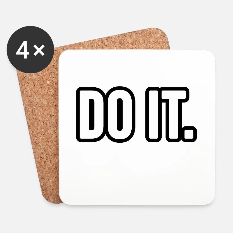 Do it. - Untersetzer (4er-Set) - Weiß