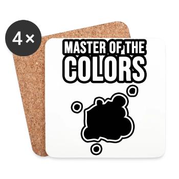 Master of Colors - Coasters (set of 4) - white - Front