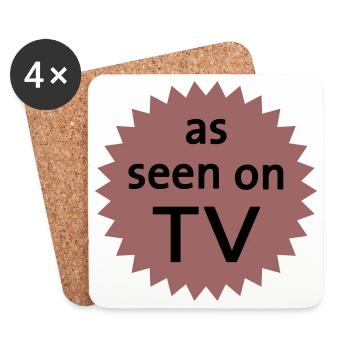 As Seen On TV - Coasters (set of 4) - white - Front