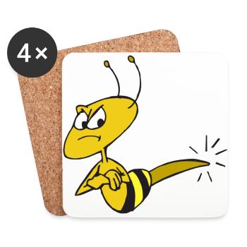 Bie 113 - Coasters (set of 4) - white - Front