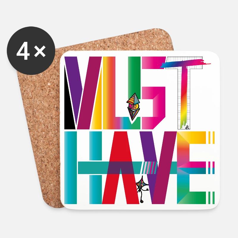 Must-Have - Untersetzer (4er-Set) - Weiß