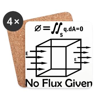 Mathematics Math Physicist - Coasters (set of 4) - white - Front