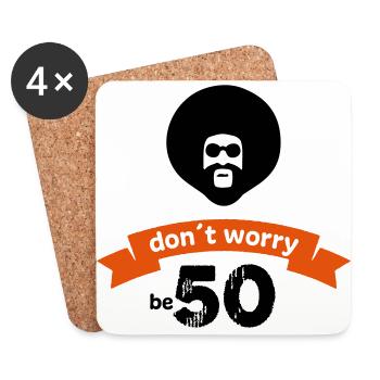 50 - Coasters (set of 4) - white - Front