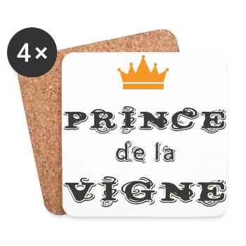 Prince of the vine - Coasters (set of 4) - white - Front