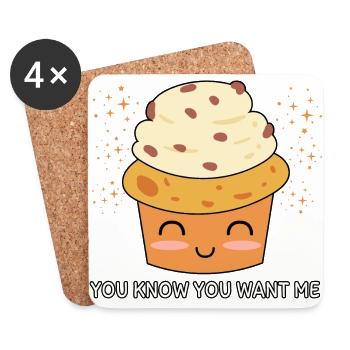 You Know You Want Me - Coasters (set of 4) - white - Front