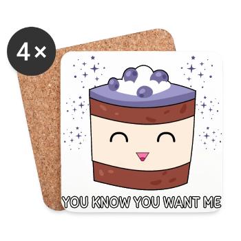 You Know You Want Me - Coasters (set of 4) - white - Front