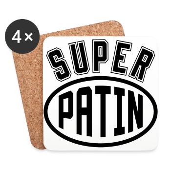 Godmother Patin Marraine Baby Bébé Family - Coasters (set of 4) - white - Front