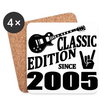 Classic edition since 2005 - Coasters (set of 4) - white - Front