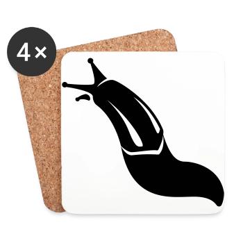 slug - Coasters (set of 4) - white - Front