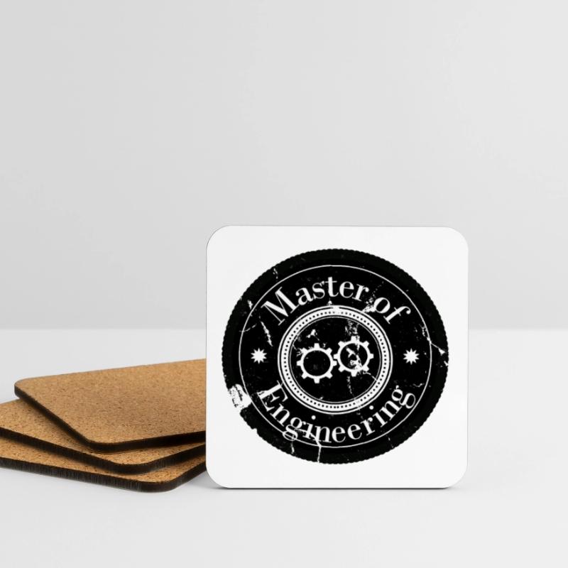 Master of Engineering Logo Patch Coasters (set of 4)