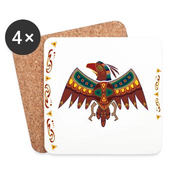 Falke - Untersetzer (4er-Set) - Weiß - Vorne
