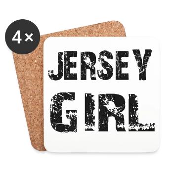 Jersey Girl - Coasters (set of 4) - white - Front