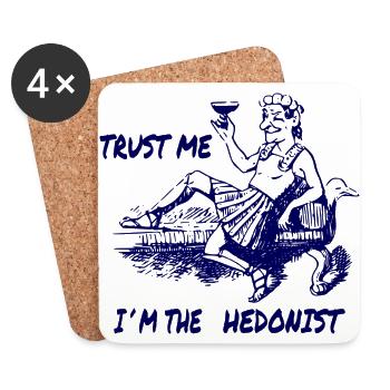 hedonism - Coasters (set of 4) - white - Front
