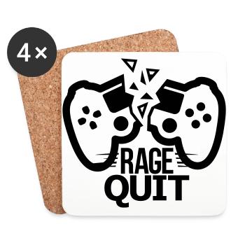 gaming - Coasters (set of 4) - white - Front