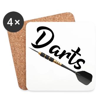 darts - Coasters (set of 4) - white - Front