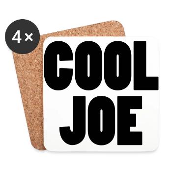 cool joe - Dessous de verre (lot de 4) - blanc - Devant