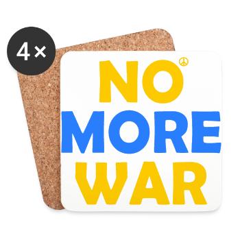 No more war - Coasters (set of 4) - white - Front