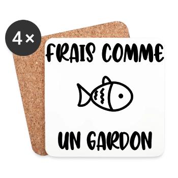 fresh as a roach - Coasters (set of 4) - white - Front