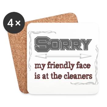 A bad day - Coasters (set of 4) - white - Front