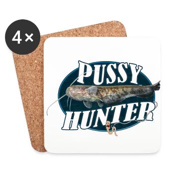 Catfish hunter - Coasters (set of 4) - white - Front