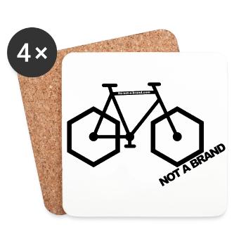 Its Not A Bike Merch - Untersetzer (4er-Set) - Weiß - Vorne