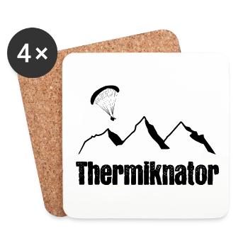 Thermiknator - Untersetzer (4er-Set) - Weiß - Vorne