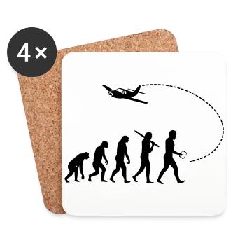 Évolution du projet pilote - Dessous de verre (lot de 4) - blanc - Devant