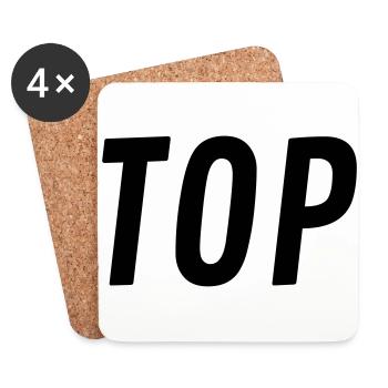 TOP Gift - Coasters (set of 4) - white - Front