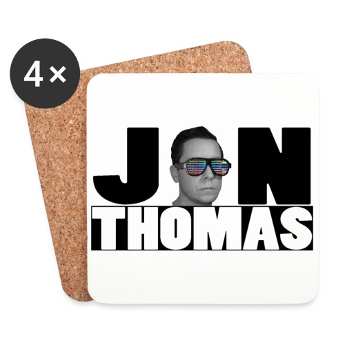 Jon Thomas Logo with Face - Untersetzer (4er-Set)