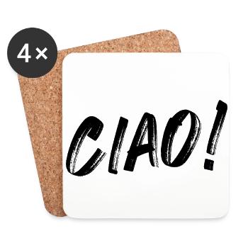 Ciao! - Coasters (set of 4) - white - Front