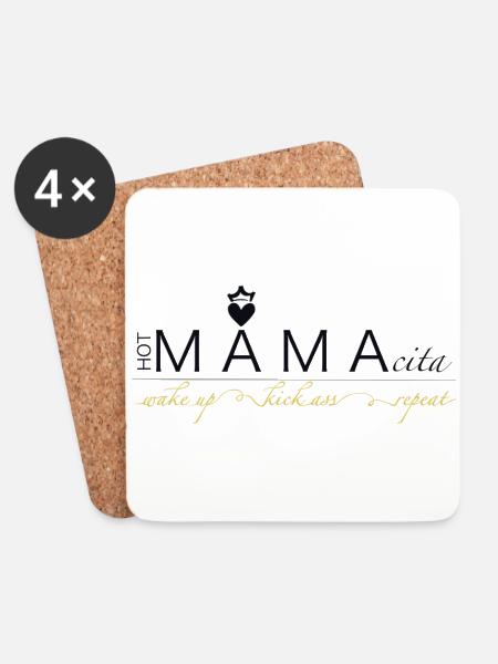 Mamacita Mama - Beste Mutter - Mom - Untersetzer (4er-Set) - Weiß