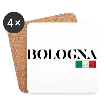 BOLONGNA ITALIA ITALIEN REISE URLAUB (b) - Untersetzer (4er-Set) - Weiß - Vorne