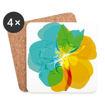 color noise - Coasters (set of 4) - white - Front