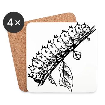 Raup 29 - Dessous de verre (lot de 4) - blanc - Devant