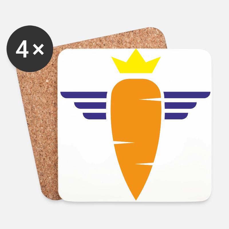 Carrot - Untersetzer (4er-Set) - Weiß