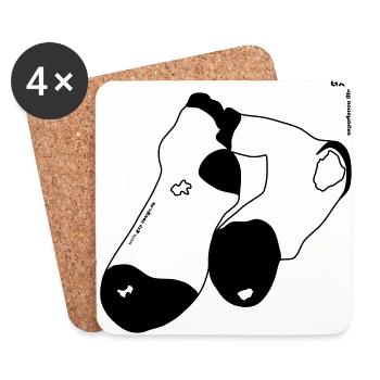 gxp old sock - old sock - Coasters (set of 4) - white - Front