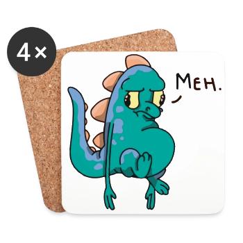 Monster - Untersetzer (4er-Set) - Weiß - Vorne