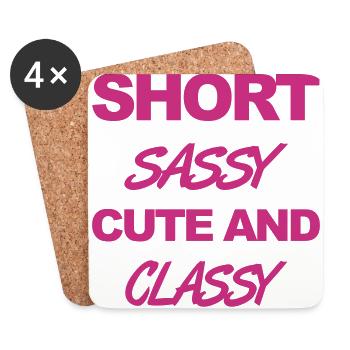 Short - Coasters (set of 4) - white - Front
