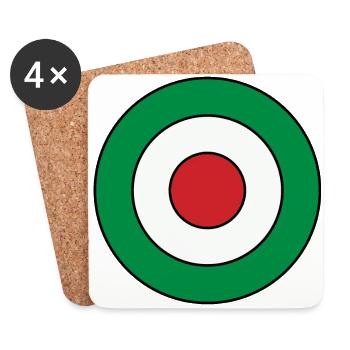 Italien - Untersetzer (4er-Set) - Weiß - Vorne