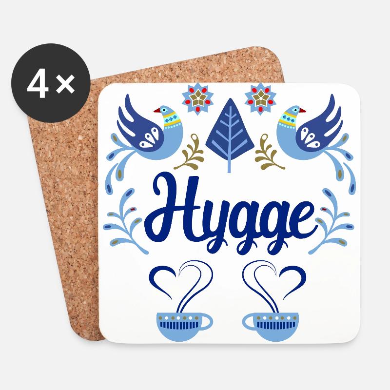 Hygge - Untersetzer (4er-Set) - Weiß