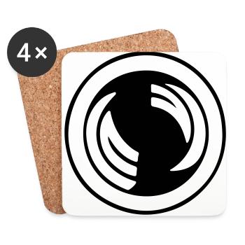 Synergy - Coasters (set of 4) - white - Front