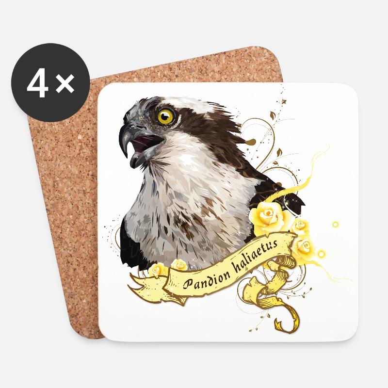 Osprey - Coasters (set of 4) - white