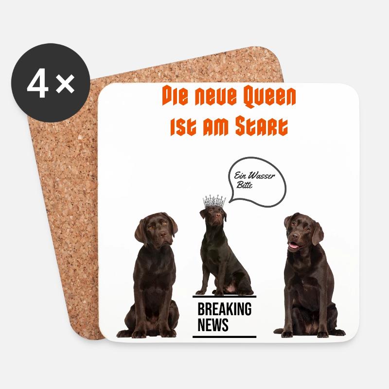 Die neue Queen ist am Start! - Untersetzer (4er-Set) - Weiß