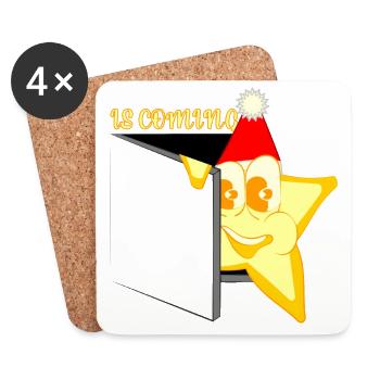 IS COMING - Coasters (set of 4) - white - Front