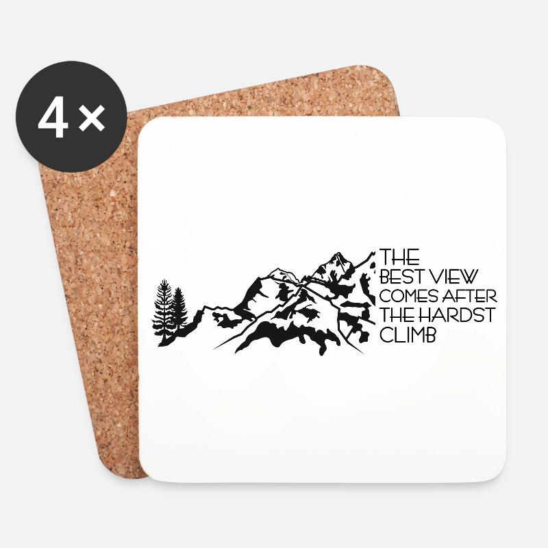 hike - Coasters (set of 4) - white
